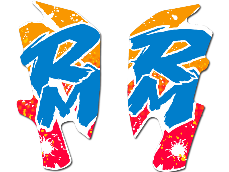 Backside works ハンドペイント　ステッカー　ED50 Backside works ハンドペイント ステッカー ED50