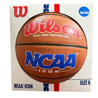 NEW - Wilson - TWO (2) NCAA Icon Basketballs, 28.5'' Size 6
