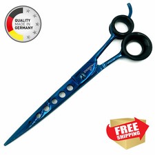 NEW 8" TITANIUM BLUE HAIR CUTTING HAIR STYLING SHEAR SCISSOR FOR BARBER GERMANY