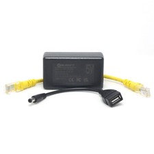 5V 4A USB TYPE A Female Gigabit Active PoE Splitter 1000m Ethernet 802.3at 5.2V