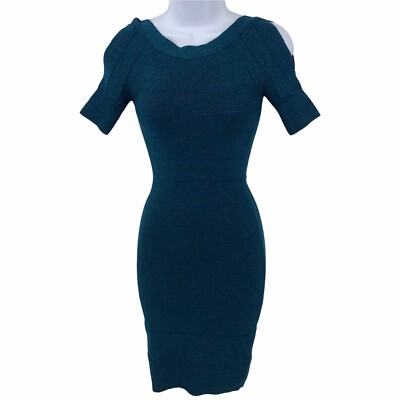 Bebe Y2K Bandage Dress Womens Size XS Teal Sparkle Shimmer Metallic Bodycon | eBay Bebe Y2K Bandage Dress Womens Size XS Teal Sparkle Shimmer Metallic Bodycon | eBay