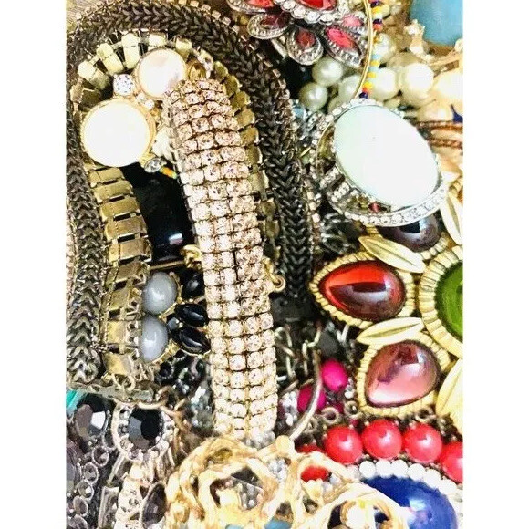 Vintage Modern Jewelry lot Repurpose Wear Craft Restore Mixed Costume ...