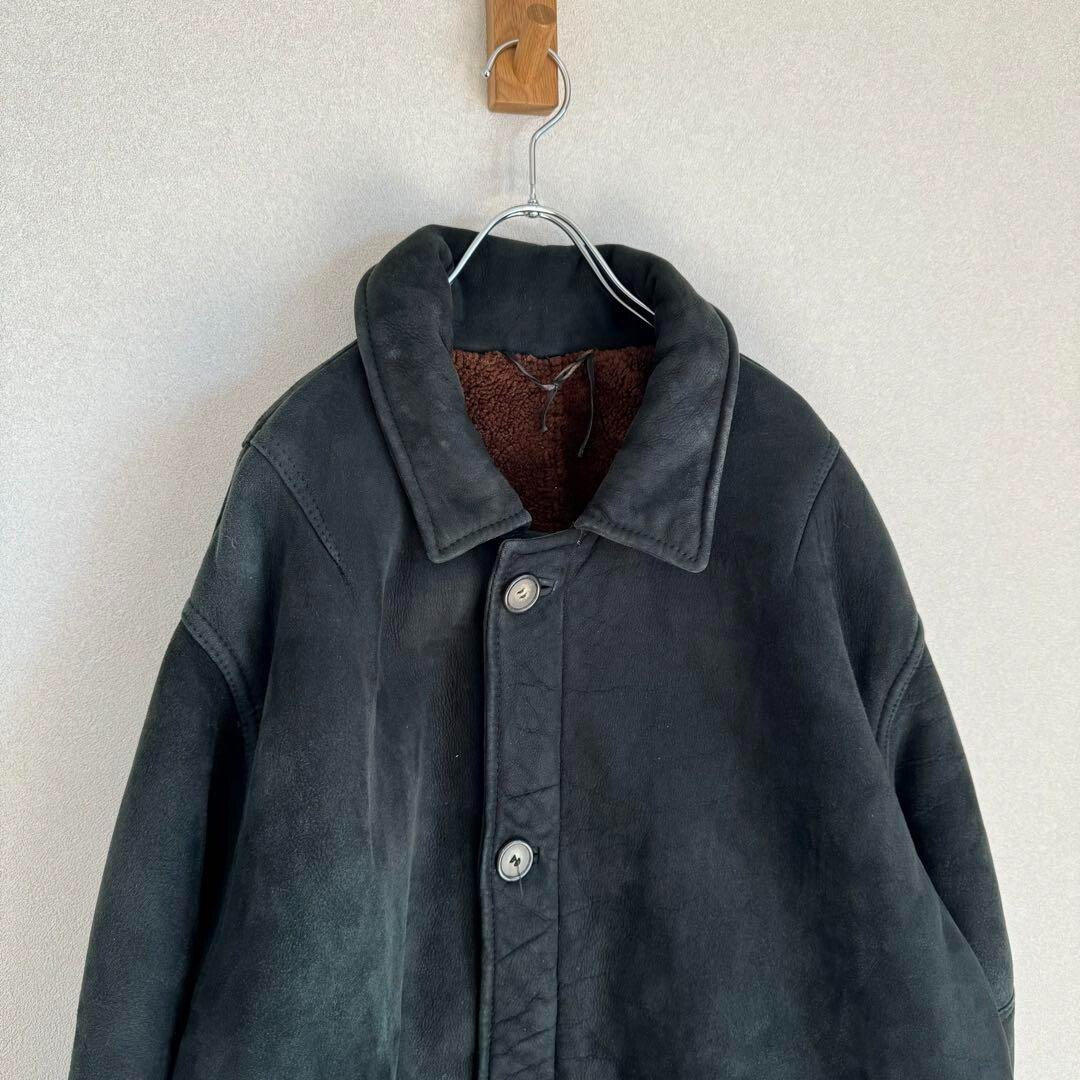 Giorgio Armani le collezioni Leather Shearling Coat Jacket