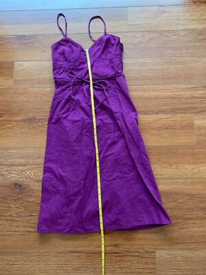 american eagle purple dress American eagle midi dress