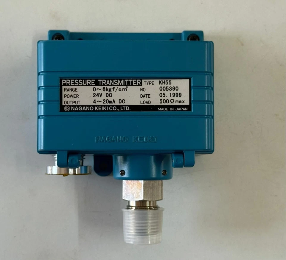 NAGANO KEIKI KH55 PRESSURE TRANSMITTER 0-6Kgf/cm2 24VDC 4-20mA - Image 2 of 4