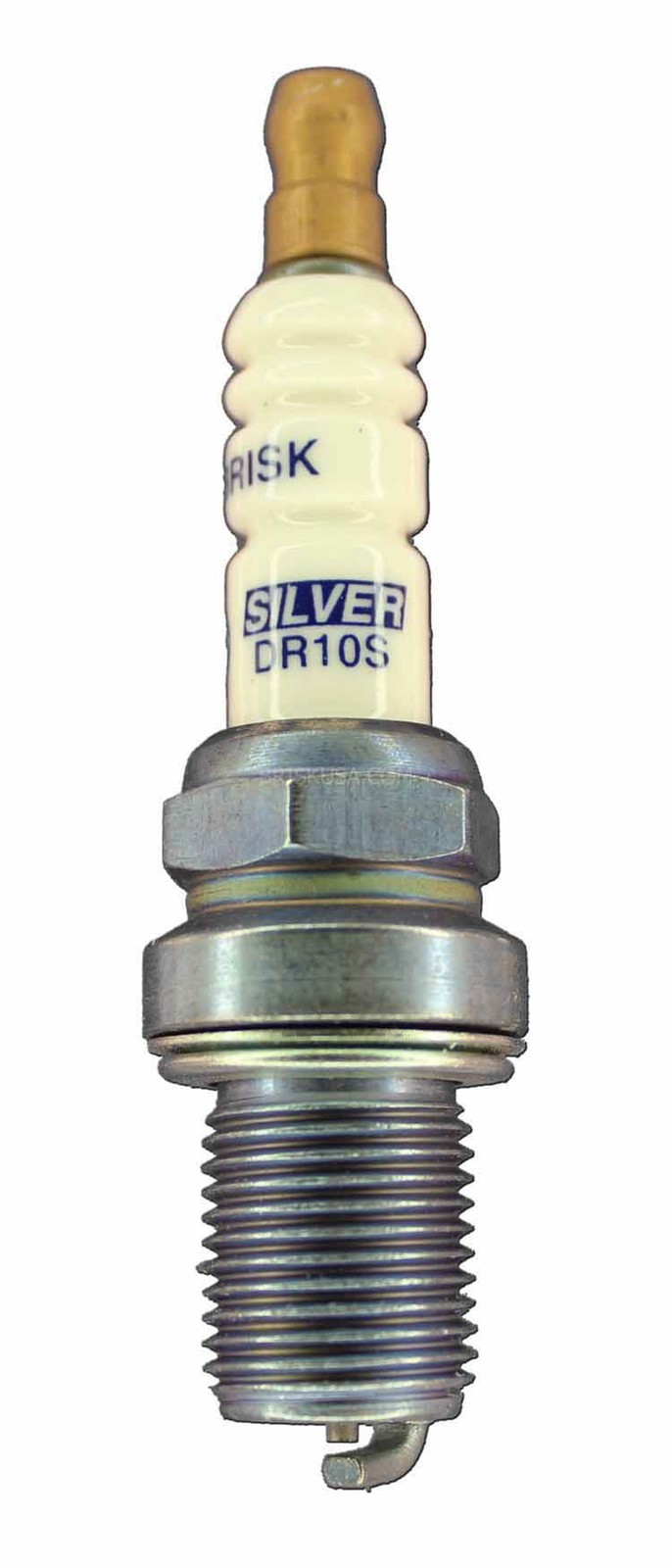 BRISK Racing DR10S Silver Racing Spark Plug for High-Performance Engines