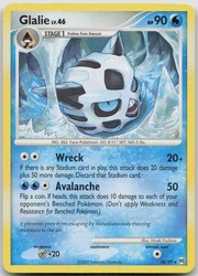Glalie 18/99 Arceus Rare Pokémon Card