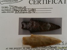 Papered Cent Texas Pedernales Arrowhead, Prehistoric Artifact FREE SHIPPING PB36