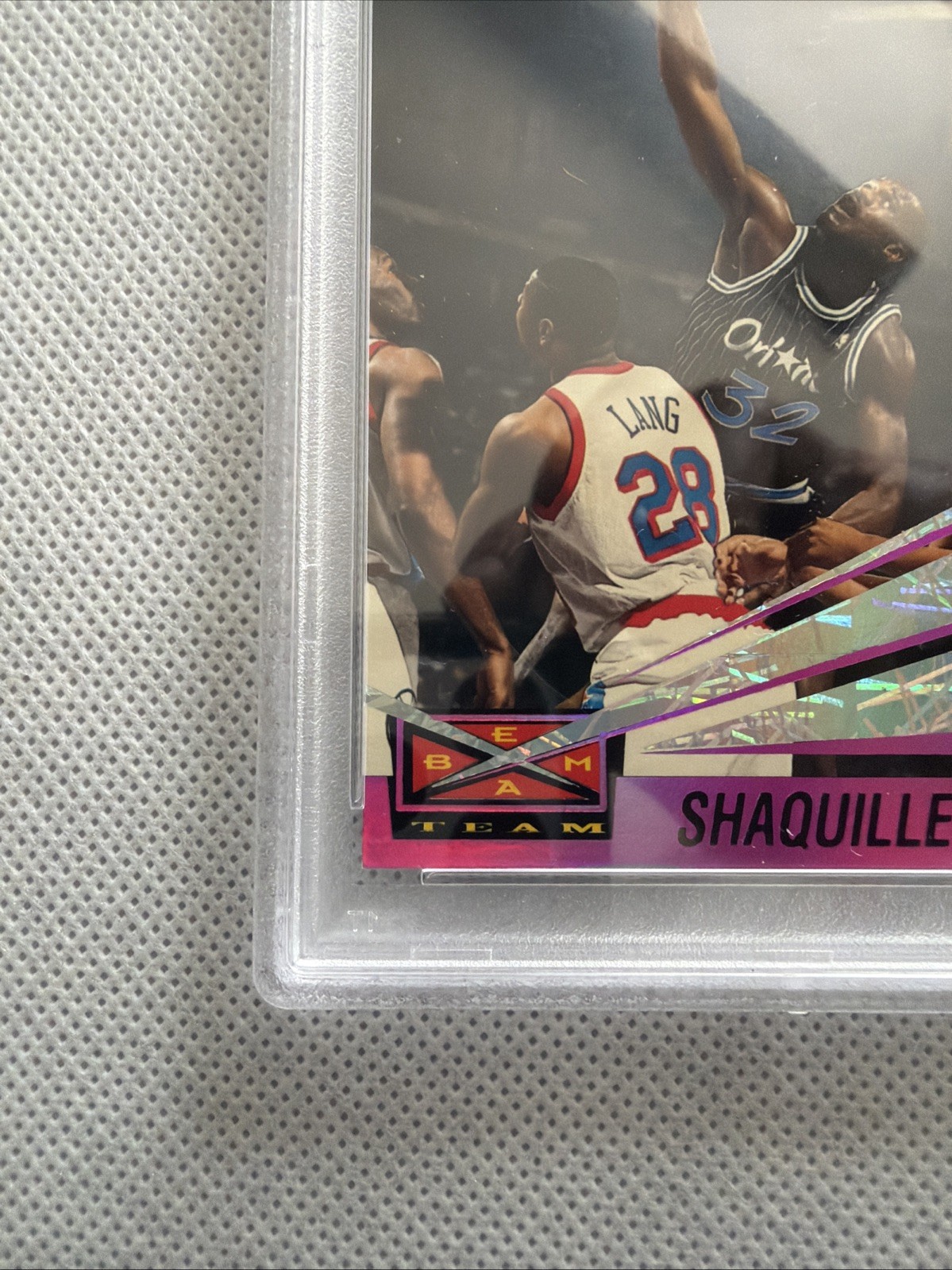 Shaquille O’Neal 1993 Stadium Club Beam Team #1 - PSA 5 view 8