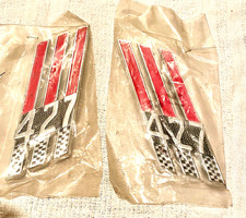 New 1966-67 Ford Galaxie Fairlane 427 3-bar Chrome Fender Emblems New 1966-67 Ford Galaxie Fairlane 427 3-bar Chrome Fender Emblems
