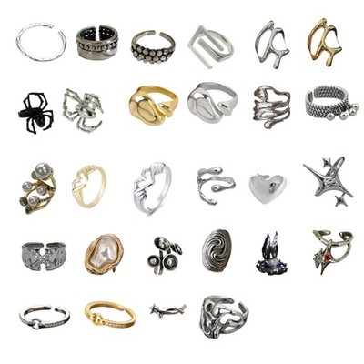 Two Hands Than Heart Ring Couple Ring Hip Hop Band Jewelry Charm Fashion Gift