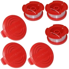 Craftsman Pack of Genuine OEM Replacement 3 Spools and 3 Caps, COMBO00257