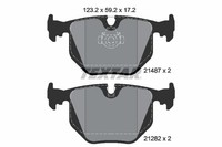 1X Textar 2148701 Bremsbelagsatz Scheibenbremse FüR Bmw Alpina