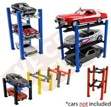 4-POST 2 3-LEVEL 3D PRINTED VEHICLE CAR LIFT 1:64 1:43 1:24 1:18 SCALE CARS