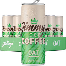 Jimmy'S Iced Coffee Oat Slimcan 12X250Ml Multipack - Dairy Free Vegan Iced Latte