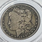 Lot of 2Morgan Silver Dollars 1888 O&P mint  $1 Circulated 0.9 Fine Silver Coin