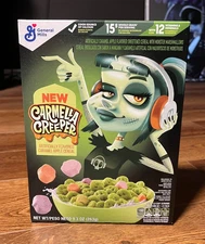 HALLOWEEN CARMELLA CREEPER 2023 MONSTER CEREAL 9.3 OZ Box Limited General Mills