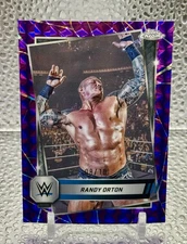 2025 Topps Chrome WWE - Randy Orton #14 Purple Geometric Refractor #/10