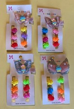 24 Piece Mini Claw Hair Clips Small Plastic Claws Clamps And Berets Butterfly