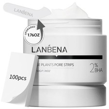 LANBENA Nose Strips for Blackheads 1.76 Oz , 100 pcs Plants Pore...