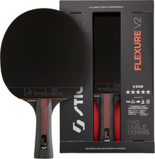 STIGA Flexure V2 Racchetta Da Ping-Pong - Pala 5 Stelle, Gomma STAR5 Approvata D