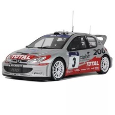 Miniature Car 1/18 Peugeot 206 WRC Tour de Corse Rally 2002 #3 [OTM1085]