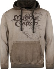 Der Herr der Ringe Kapuzenpullover Herren Middle Earth grau