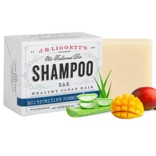 J·R·LIGGETT'S All-Natural Shampoo Bar, Moisturizing Formula - Supports Strong
