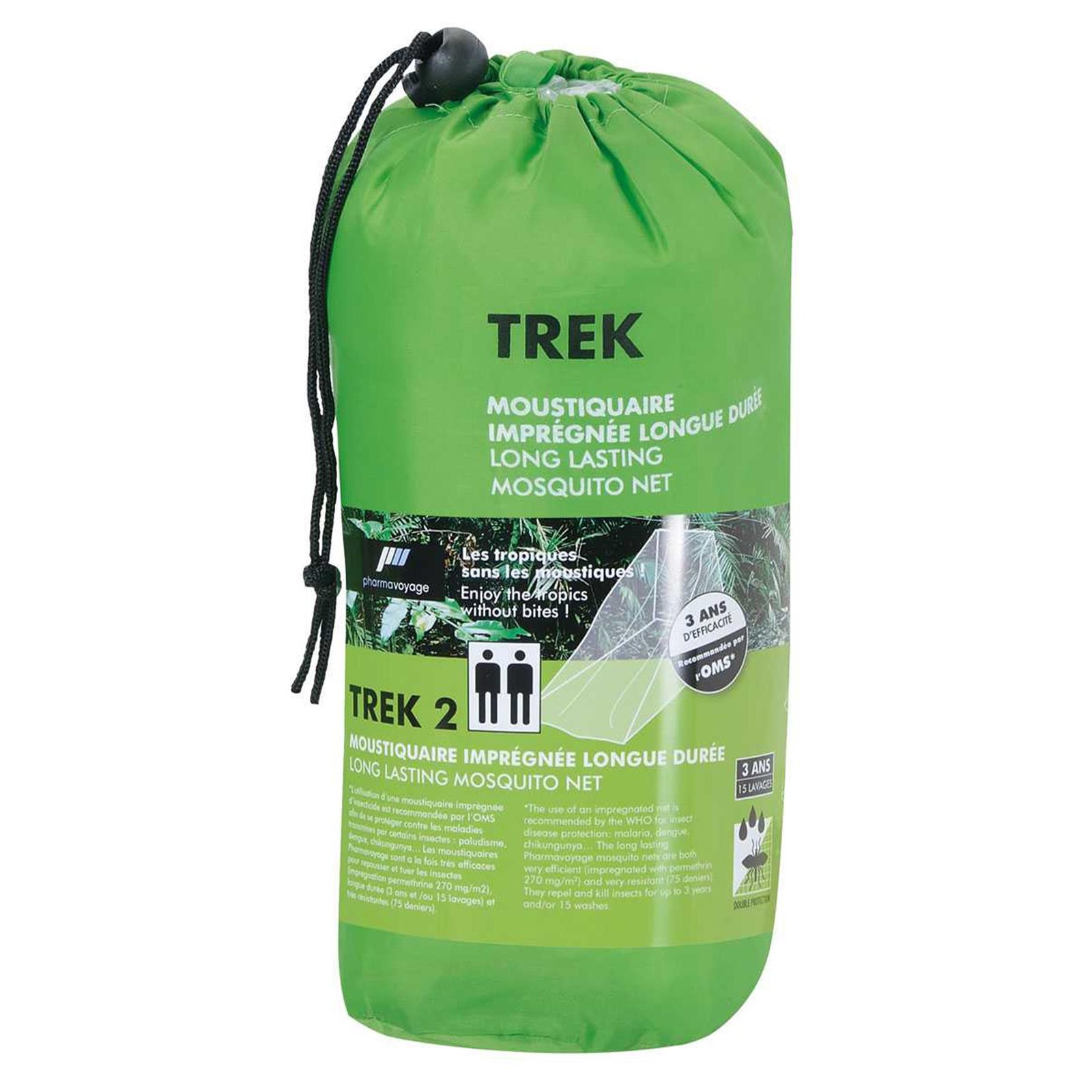 Pharmavoyage Trek 2 Mosquito Net Camping Trekking Insect Repellent White