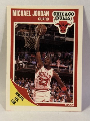 1989 Fleer Michael Jordan #21 Early Jordan Clean Copy