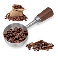 Vintage Coffee Scoop0g/30ml Capacity Retro 304 Stainless 1 Silver Short Handle