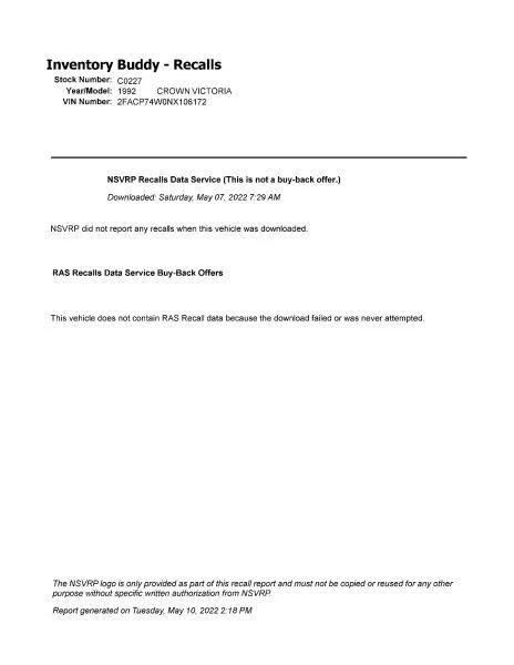 Rear Axle Disc Brakes Without ABS Fits 92-94 CROWN VICTORIA 23336159 Foto 3 de 4