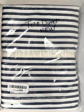 NEW Sealed Blue Striped Twin Duvet 100 Cotton JELLYMONI 68  x 90  