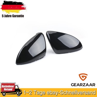 2X Außenspiegelgehäuse Spiegelkappen Für VW Golf 7 VII Variant GTI R DE
