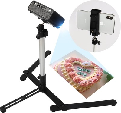 Overhead Tripod for Mini Projector - Phone Holder,Camera 