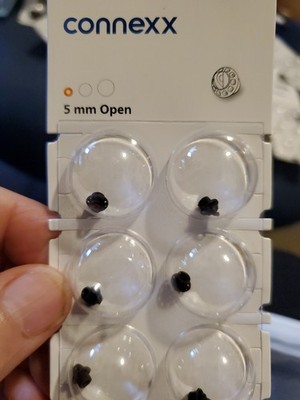 Siemens Signia Connexx Click Dome 4 mm Open For RIC Hearing Aids - 6 Domes Each