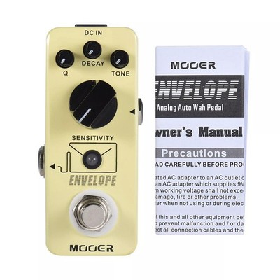 MOOER ENVELOPE Analog Auto Wah Guitar Effect Pedal True Bypass Full Metal Shell