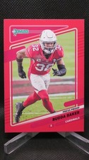 BUDDA BAKER 2021 DONRUSS RED PRESS PROOF CARD CARDINALS COLOR MATCH