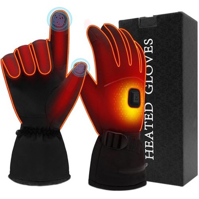 Beheizte Handschuhe Herren Damen, Beheizbare Handschuhe mit Batterie,Touchscr...
