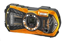 RICOH Waterproof Digital Camera RICOH WG-30 W Frame orange waterproof 12m withs