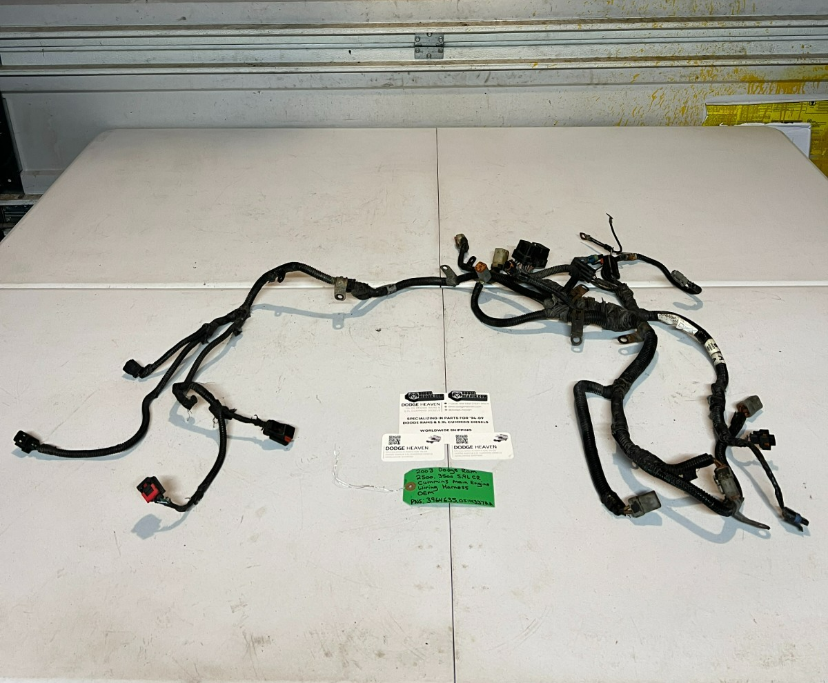 OEM 2003 Dodge Ram 2500 3500 5.9L Cummins Engine Wiring Harness