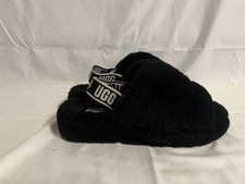 UGG Fluff Yeah Logo Slide for Women Size 8UK US 10 - Black