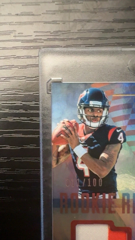 Deshaun Watson Kizer 2017 Illusions Rookie Reflection Patch Texan Browns /100 RC - Image 2 of 4