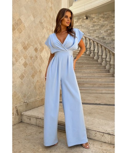 Tuta donna elegante azzurro chiaro - Kil - Imagen 2 de 6