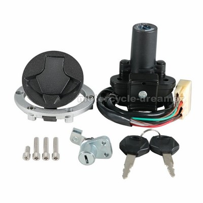 キー For Kawasaki Ignition Key Switch Lock Set ER250 300 Z250 Z300 13