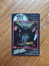 The Who Backstage Pass Pontiac Silverdome 1982