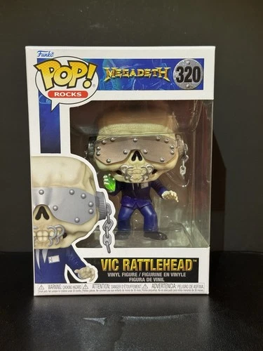 Funko Pop! Rocks: Megadeth Vic Rattlehead #320 W/Protector