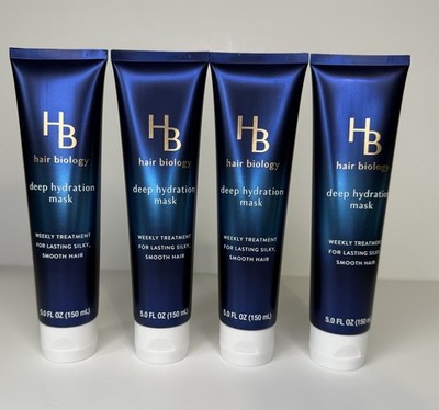 HB Hair Biology Deep Hydration Mask Masque Hydratant 5 fl oz Lot Of 4