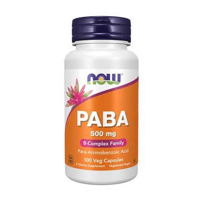 Vitamin B Complex Paba Para Aminobenzoic Acid 100 Count Non Gmo Usa Made
