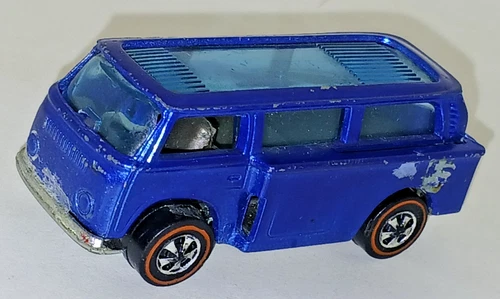 H.W. , Redline , 1969 ( VW Beach Bomb  ) Spectra Flame Blue . H.K. All Original